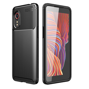 Coque de téléphone portable, Anti-chute, en TPU, souple, en Fiber de carbone, pour Samsung Galaxy <span class=keywords><strong>Xcover</strong></span> <span class=keywords><strong>5</strong></span> S21, offre spéciale - Product Image 2
