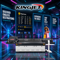 Impresora UV Plana Industrial de Alta Velocidad 2513, Formato Grande 2500*1300mm, Máquina de Inyección de Tinta Digital para Vidrio, Acrílico, Madera, Metal y Azulejos