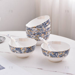 Juego de cuenco y cuchara de cerámica de lujo europeo más vendido - Product Image 2