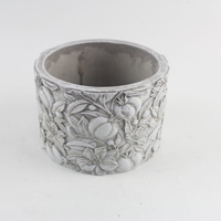 Moule en silicone rond pour pot de fleurs en béton, pour plante succulente, vase fait main, maison et jardin, moule en ciment