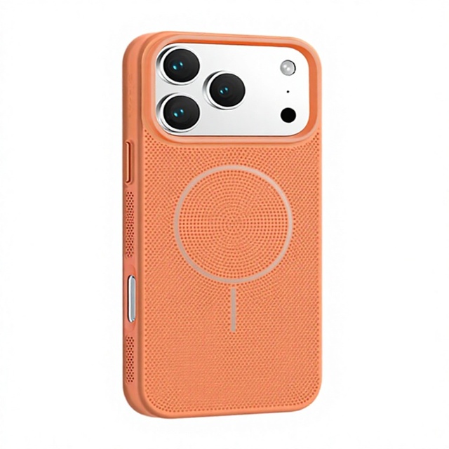 CHAOYIDIAN Matte Heat Dissipation Magnetic Phone Case for IPhone 11 12 13 16 17Pro Max Air 14 15 16 Plus Wireless Charging Cover
