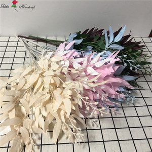 กิ่งต้นไม้ประดิษฐ์<span class=keywords><strong>สี</strong></span>ขาวตามฤดูกาลปลูกใบวิลโลว์สีเหลืองกิ่งประดิษฐ์หลายสีสําหรับการจัดดอกไม้ - Product Image 2