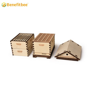 Mini ba lớp mô hình tổ ong thủ công mỹ nghệ nghề nuôi ong nghệ thuật mini <span class=keywords><strong>Bee</strong></span> Hive - Product Image 5