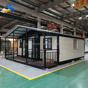 บ้านคอนเทนเนอร์เคลื่อนที่หรูหราแบบพกพา สำเร็จรูป พับเก็บได้ ขยายได้ พร้อมห้องนอน ห้องน้ำ และห้องครัว - Product Image 5