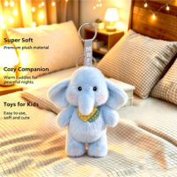 Porte-clés en peluche amusant en forme de pain, petit format, rembourré en coton PP, pour cadeaux de Noël pour filles et garçons de 5 à 7 ans, pendentif pour machine à griffes