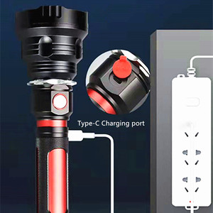 <span class=keywords><strong>XHP90</strong></span>-Lámpara de acampada recargable por USB, linterna de largo alcance de 1KM, luz Led de caza, la más potente para senderismo, 4000lm - Product Image 3