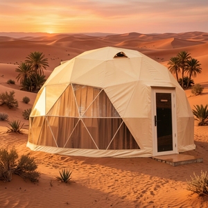 Tente dôme géodésique sphérique en PVC résistante aux UV et au vent, 4 saisons, pour glamping en <span class=keywords><strong>dune</strong></span> <span class=keywords><strong>de</strong></span> désert du Moyen-Orient toute l'année - Product Image 1