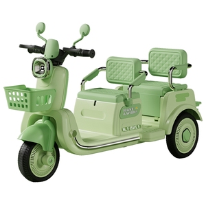 Moto électrique biplace télécommandée pour enfants, tricycle de grande taille pour les 2 à 4 ans - Product Image 2
