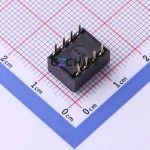 DSPV04LHGET DIP Switch Through hole Component (THT) Switch Piano Key Single Pole Single Throw 4 2.54mm - Product Image 2