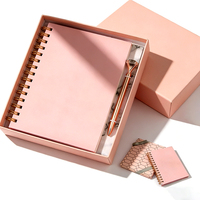 Carnet à couverture rigide A4 pour étudiants, directement de l'usine, avec intercalaires, et ensemble cadeau carnet spirale A5 avec stylo