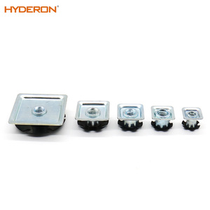 Hyderon Square Furniture Connectors Zinc Plated 20 Mm Durable <b>Hardware</b> Accessories For Home Use - Product Image 1