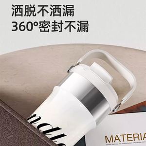 Taza y Vaso Térmico de Acero Inoxidable 316/201 de Lujo para Hombre, 2000 ml, Aislamiento al Vacío, 6-12 Horas de Aislamiento Térmico, Portátil para Uso en el Automóvil - Product Image 3