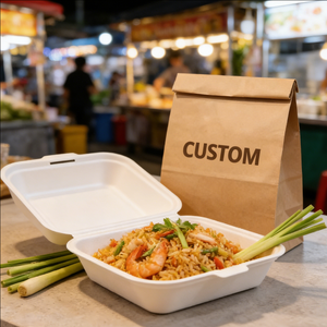 Caja de Papel Desechable de Lujo para Sushi Japonés, Contenedores de Alimentos para Llevar para Restaurantes, Ecológicos, Biodegradables, OEM, ODM - Product Image 3