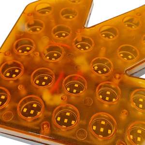 Segnali Luminosi a Freccia LED di Alta Qualità per Avvertimento Traffico, Popolare Luce a Freccia LED Lampeggiante Gialla - Product Image 3