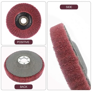 PANGEA Meule en fibre de nylon Disque abrasif non tissé pour polir l'acier inoxydable - Product Image 6