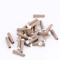 Embouts de filtre à fumer coniques brun naturel avec charbon de coco (pour cône de pré-rouleau)