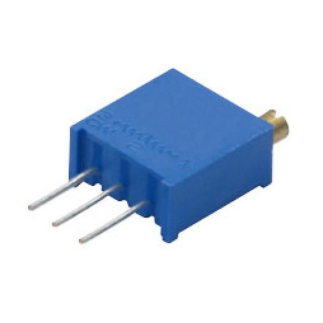 Precision Multi-Turn Adjustable Potentiometer with Top Adjustment and Resistance Values of 10K 50K100K 500K or 1M.