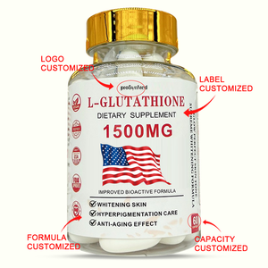 Capsules de L-Glutathion à Marque Privée Personnalisée 1500mg avec <span class=keywords><strong>Collagène</strong></span> Vitamine C Blanchiment de la Peau pour Adultes Antioxydant Soutien du Foie - Product Image 3