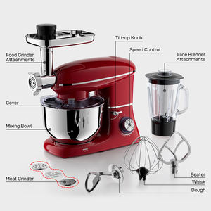 Nouvelle arrivée 660W mélangeur sur socle planétaire électrique 5-en-1 hachoir à viande et <span class=keywords><strong>appareil</strong></span> de cuisine <span class=keywords><strong>pour</strong></span> pâte alimentaire - Product Image 2