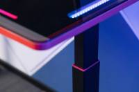Fournisseur d'usine de bandes lumineuses rvb ODM OEM vente en gros ordinateur ergonomique bureau de jeu de musique personnalisé