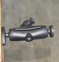 Support universel pour caméra de surveillance sur arbre avec vis 1/4, rotule 360° pour GoPro/panneau solaire/accessoire de caméra de chasse en extérieur