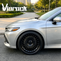 Jantes forgées 2 pièces noir brillant 19 20 22 24 pouces 5x112 5x130 5x114.3 compatibles avec Mercedes Maybach Audi Range Rover Lexus Toyota