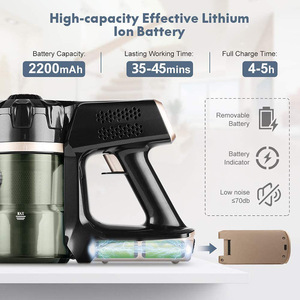 Dual Purpose Cordless Vacuum Cleaner 36V Battery Powered Handheld With <b>Mop</b> Function For Home And Car Use - Product Image 3