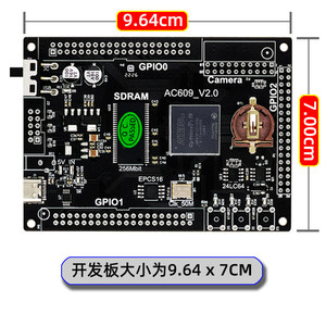 บอร์ดพัฒนา FPGA รุ่น EP4CE10 สำหรับการเรียนรู้ NIOS II SOPC และการแข่งขันออกแบบอิเล็กทรอนิกส์ AC609 การเรียนรู้ FPGA รุ่น EP4CE10 W1142 - Product Image 4