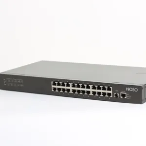 Hoge Kwaliteit Cctv 48V Poe Switch Voor Ip Camera Met 250M Lange Transmissie 24Port Poe 10/100M Unmanaged Rack Mount Poe Switch - Product Image 1