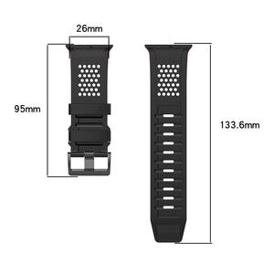 สายนาฬิกาซิลิโคนขายส่งจากโรงงาน สำหรับ Apple Watch S11 10 46 มม. Ultra 49 มม. SE 44 มม. สายนาฬิกาแบบนุ่มสองสีสำหรับเล่นกีฬา - Product Image 3