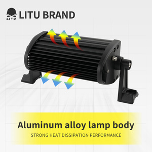 직접 단일 행 하이 로우 빔 48w 12v Led 트럭 라이트 바 오프로드 오프로드 4x4 슈퍼 슬림 Led 라이트 바 - Product Image 5