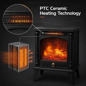 Mini Chimenea Eléctrica con Llama Ajustable, Calentador de Espacio Silencioso para Oficina y Estación de Trabajo - Product Image 3
