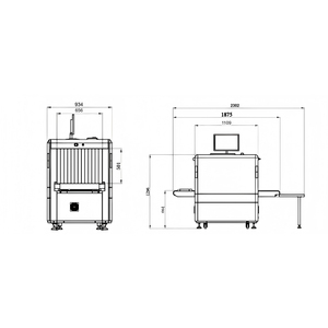 Scanner à rayons X multi-énergie TN-XR6550C avec pénétration de l'acier de 40 mm et analyse par IA pour le contrôle de <span class=keywords><strong>sécurité</strong></span> des marchandises à <span class=keywords><strong>haute</strong></span> densité - Product Image 3