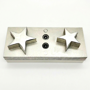 Ensemble de 2 coupe-disques en forme d'étoile en acier inoxydable pour la fabrication de bijoux, outils de bricolage - Product Image 1