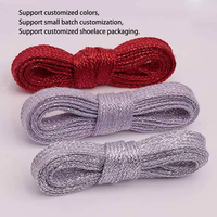 Lacets personnalisables en fil métallique, petite série, lacets à paillettes sur mesure avec emballage