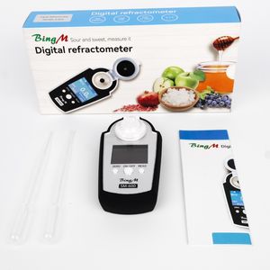 Compacte draagbare Brix-refractometer voor kleine batches sap/honing/siroop. Eenvoudig te gebruiken zoetheidstester voor kleine bedrijven. - Product Image 3