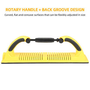 400mm nhựa linh hoạt bụi-miễn phí chân không chà nhám khối dụng cụ cầm tay để đánh bóng gỗ tay chà nhám khối mài mòn - Product Image 4