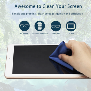 Paño de Limpieza de Microfibra para Gafas Marca Xuze CC-101 con Logotipo Personalizado, 145x175mm, para Pantallas, Lentes de Cámara y Relojes - Product Image 3