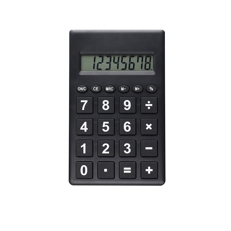 Wholesale Price 8 Digits Cell Powered Calculator Promotional Gifts Mini Size Pocket Slim Potable Lcd Colorful Calculator