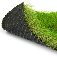 Rouleau de tapis de pelouse d'herbe artificielle de long paysage naturel le plus vendu chinois