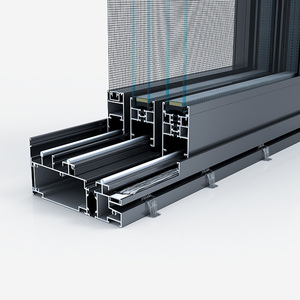 نوافذ زجاجية منزلية للشرفة وغرفة النوم سهلة التركيب مقاومة للرياح والماء نوافذ منزلقة - Product Image 1