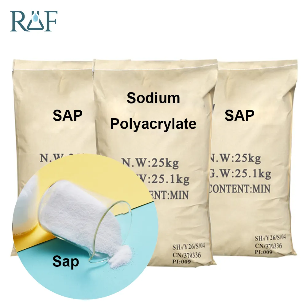 Polymère coloré de qualité alimentaire, perçage du béton plus fin, épaississant, floculant, polymère superabsorbant, sève, Polyacrylate de Sodium