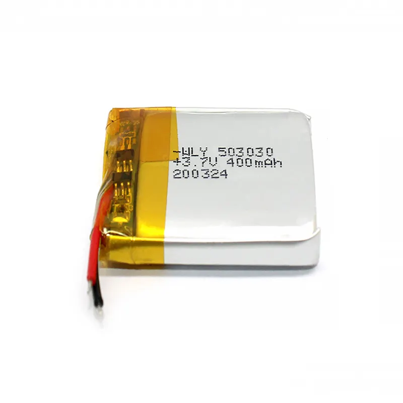 Deep Cycle Battery 503030 Lipo Battery 3.7V 400mah Lithium Polymer Rechargeable Li Ion Batteries Consumer Electronics 12 Months