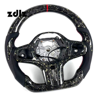 Volant en fibre de carbone forgé or pour BMW G30 G31 G32 X3 G01 X4 G02 M2 G87 M3 G80 M4 G82 G42 G20 LCI M5 F90 G11