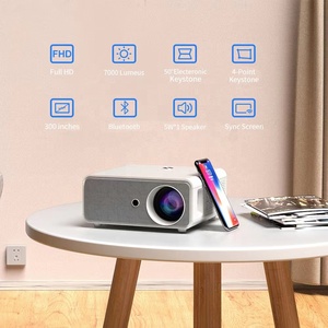 Projecteur LED Cinéma 4K pour Home Cinéma, Nouveau Modèle 2025, avec Auto Focus, Correction Keystone, Android 9, WiFi, Vidéo 3D, Écran LCD Full HD 1080P - Product Image 1