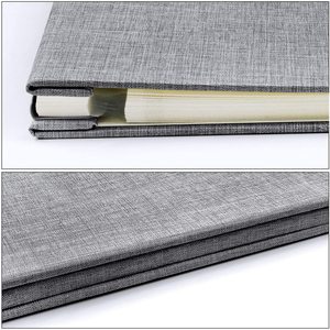 <span class=keywords><strong>Album</strong></span> photo autocollant, <span class=keywords><strong>album</strong></span> de <span class=keywords><strong>scrapbooking</strong></span> magnétique, 40 pages magnétiques double face, couverture en lin - Product Image 3