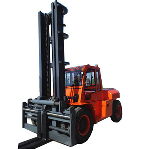 Промышленный вилочный подъемник, автоматический б/у вилочный погрузчик грузоподъемностью 12 тонн с боковым переключением - Product Image 1