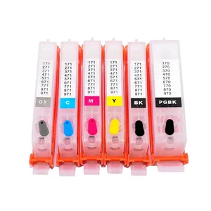 BOMA - Europe PGI-530 CLI-531 <span class=keywords><strong>Cartouche</strong></span> <span class=keywords><strong>d</strong></span>'<span class=keywords><strong>encre</strong></span> rechargeable vide avec puce pour imprimante <span class=keywords><strong>Canon</strong></span> <span class=keywords><strong>PIXMA</strong></span> TS8750 TS8751 - Product Image 1
