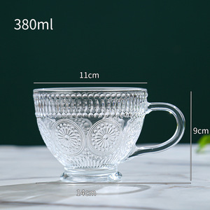 Vente en gros d'usine, tasse <span class=keywords><strong>à</strong></span> petit déjeuner populaire sur Internet, style européen, forme rétro, origine Chine, tasse <span class=keywords><strong>à</strong></span> lait d'avoine, <span class=keywords><strong>café</strong></span>, jus, <span class=keywords><strong>verre</strong></span> - Product Image 4