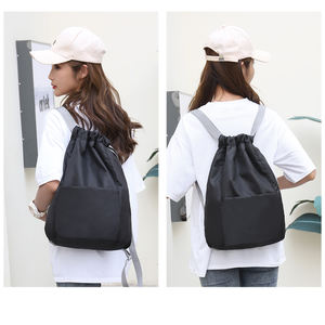 Sac à dos à cordon personnalisé grande capacité sac d'épaule de yoga étanche portable fermeture éclair natation exercice Yoga Fitness - Product Image 3